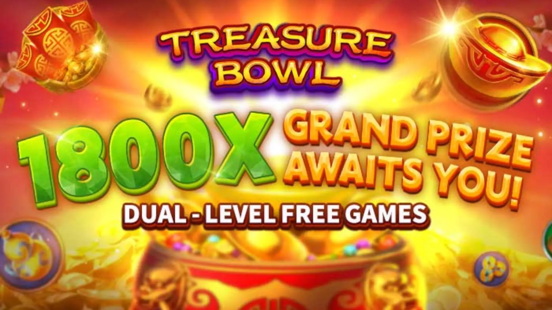 Multiplicadores Treasure Bowl 939bet - 7777x Máximo com Tigela Dourada
